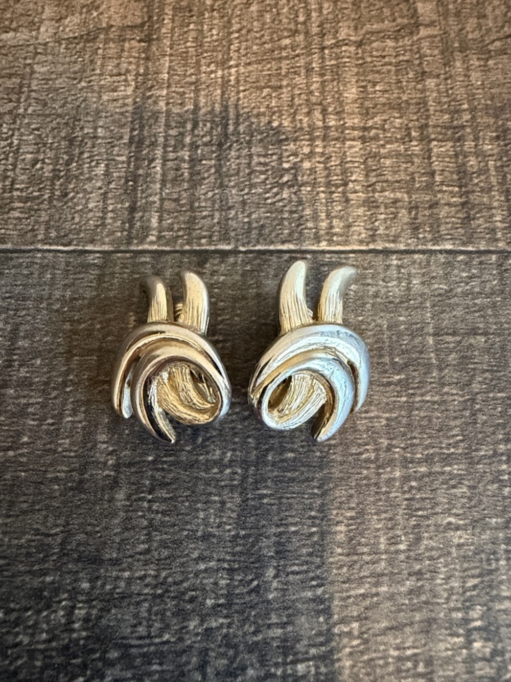 Monet Gold-Tone Swirl Clip-On Earrings
